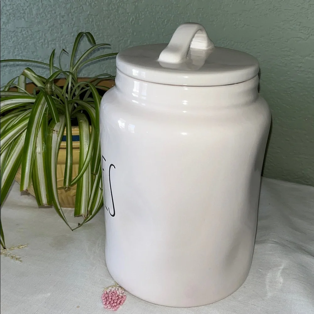 Rae Dunn Magenta COOKIES Canister Artisan Collection Cookie Jar EUC